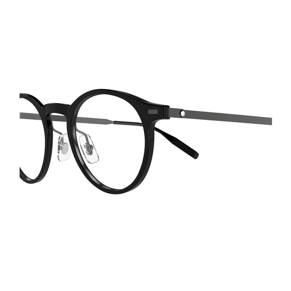 Montblanc Mb0426o Linea Snowcap Modern Round Optical Glasses