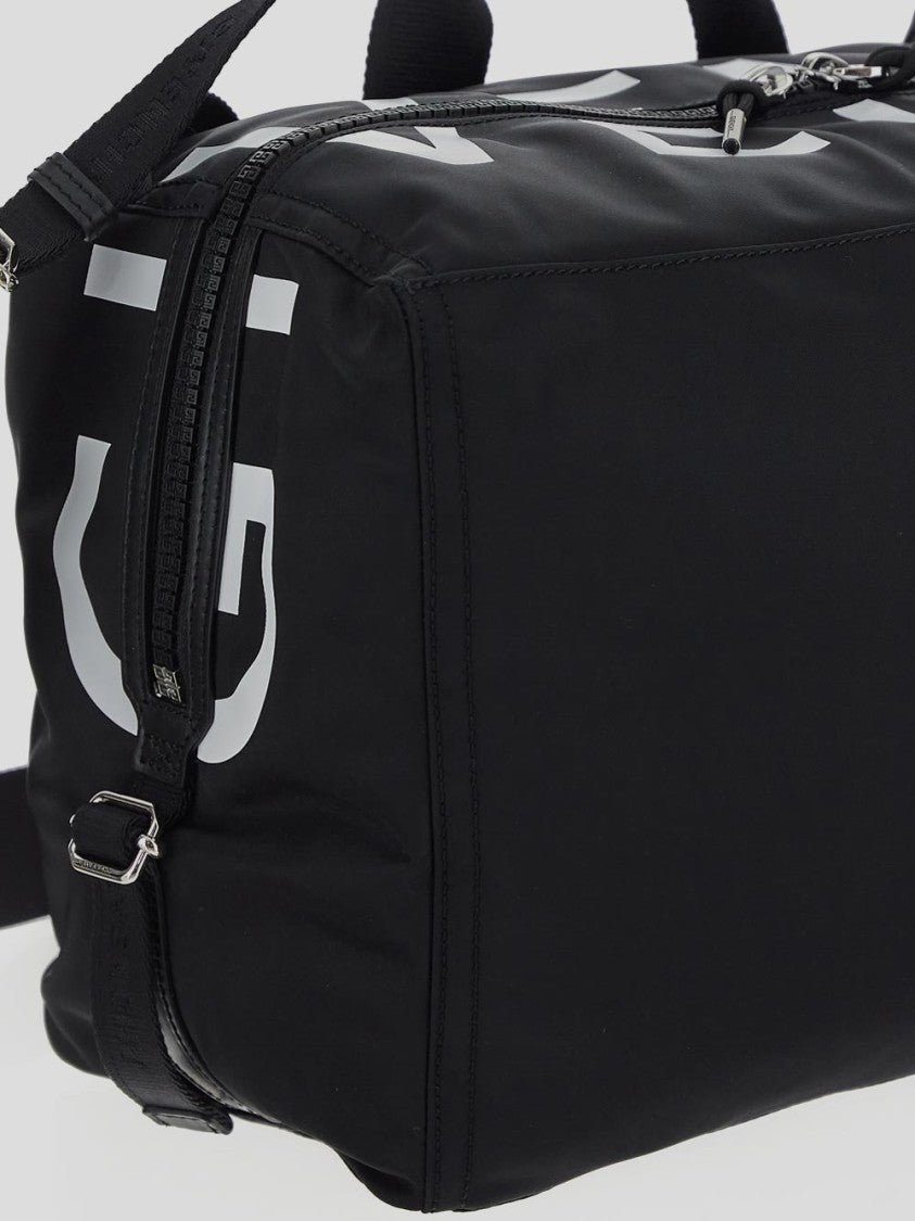 Givenchy Rectangular Duffle Bag With Bold White Lettering