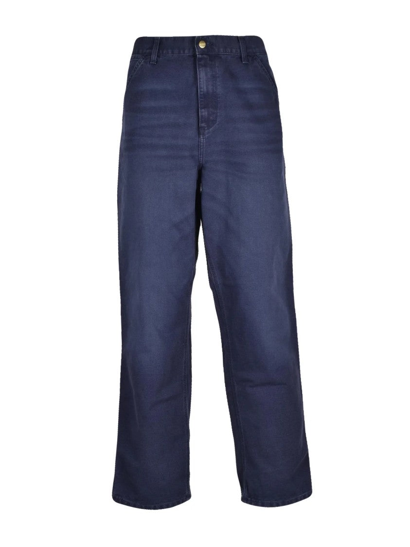 Carhartt Wip Relaxed-Fit Trousers In Recycled Cotton With Multi-Pocket Design