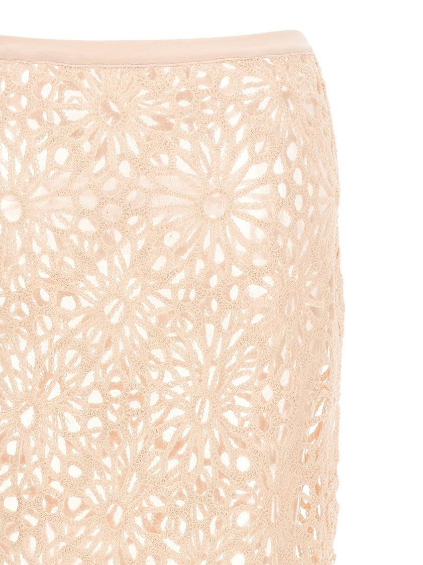 Norma Kamali 'Crochet' Skirt