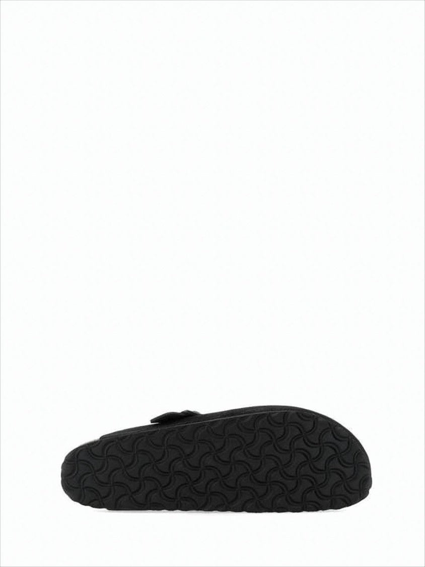 Birkenstock Closed-Toe Mule Sandals With Adjustable Leather Strap