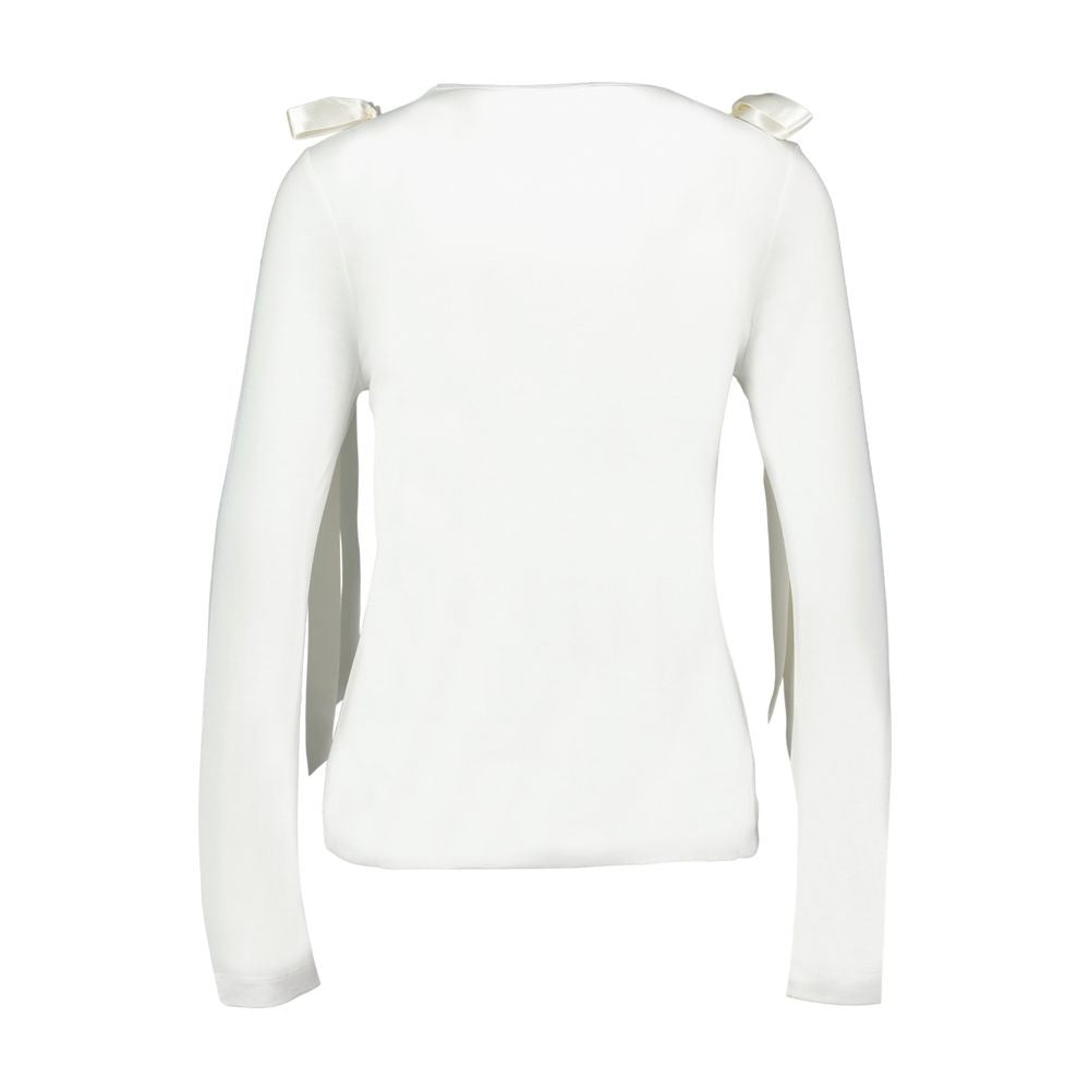 Simone Rocha Bow Tail T Shirt - Synthetic - White