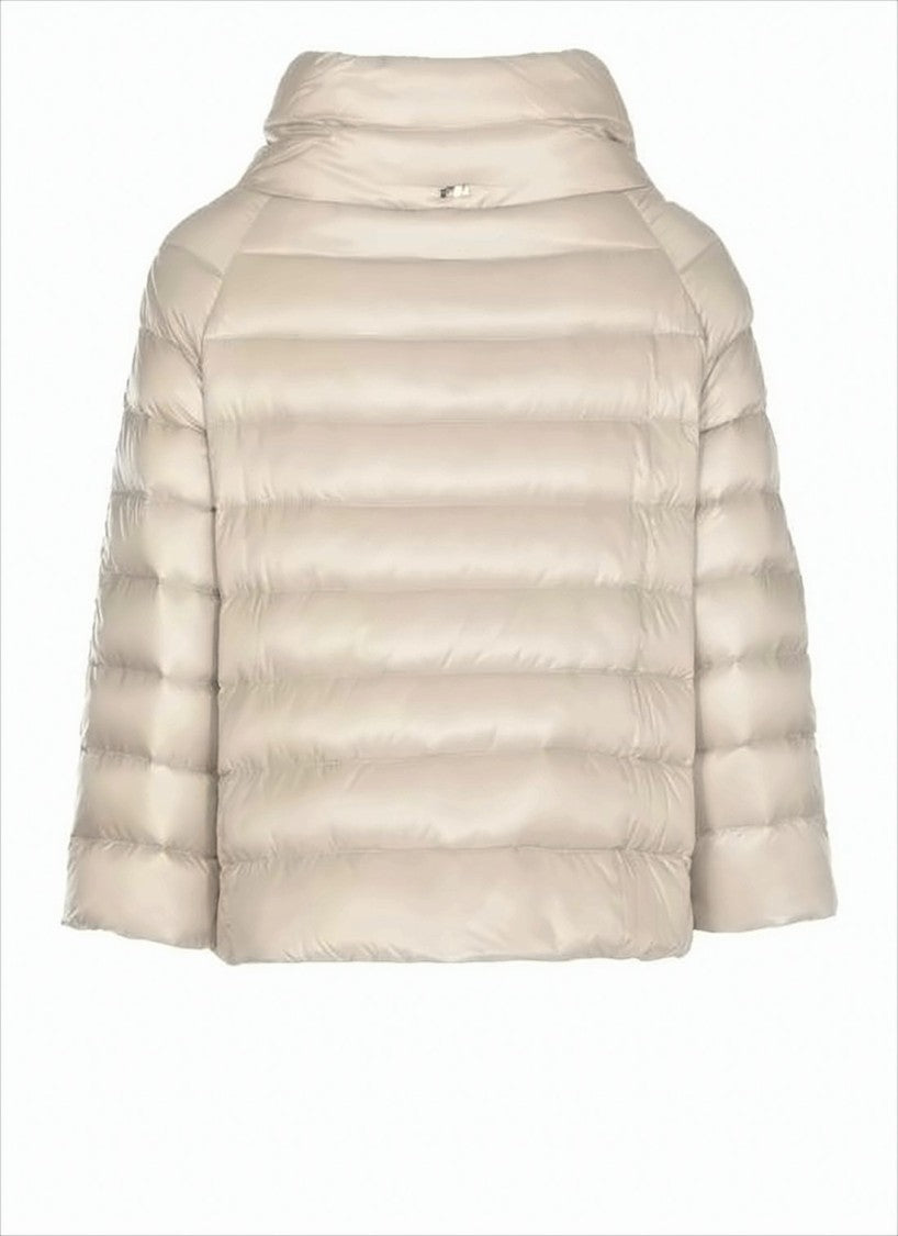 Herno Cropped Padded Jacket With High Collar