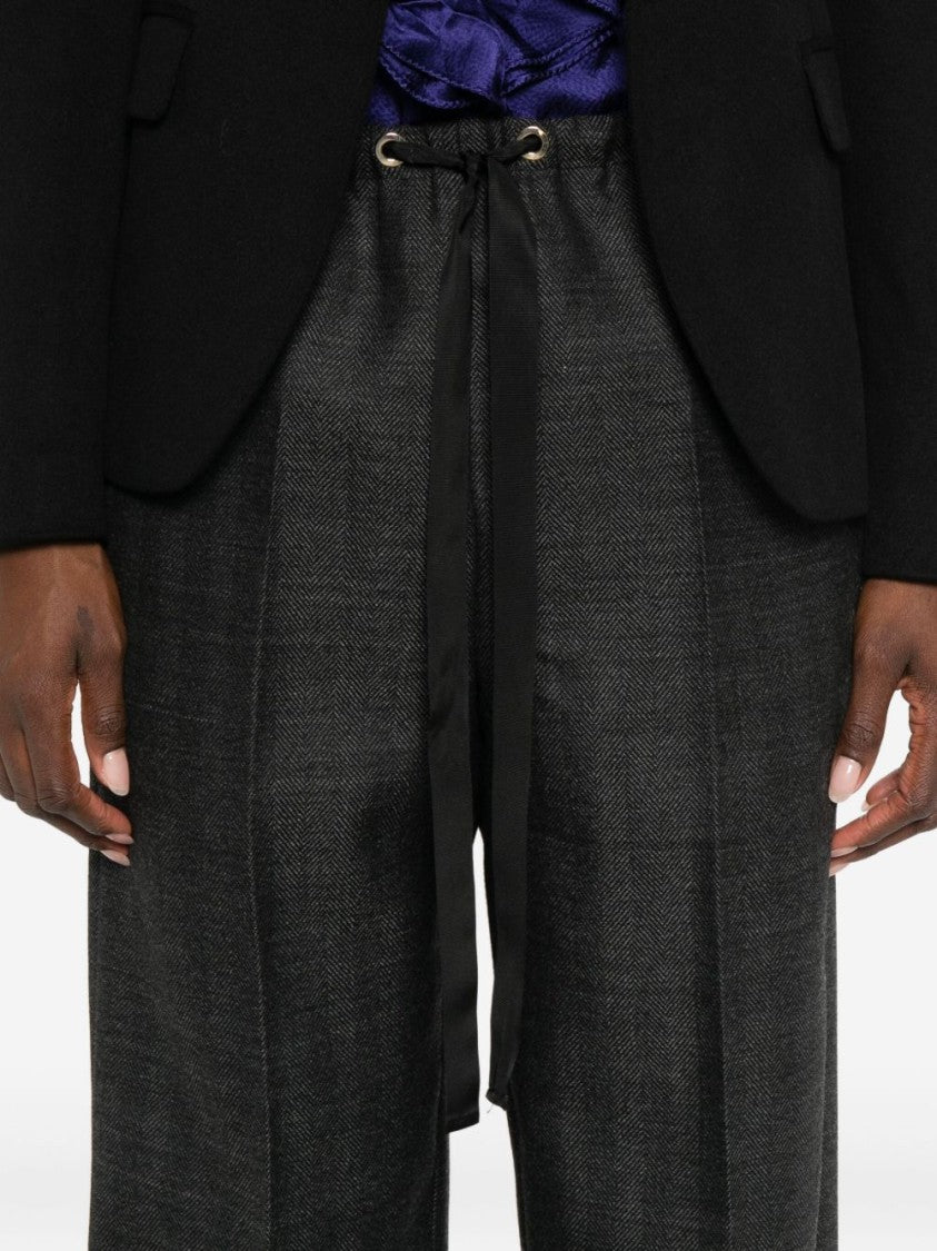 Forte Forte Grey Virgin Wool Trousers