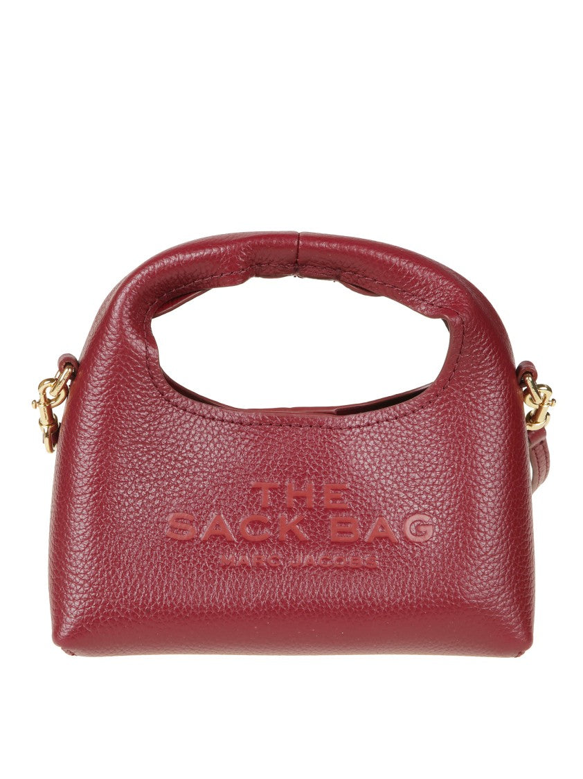 Marc Jacobs Structured Red Handbag With Design