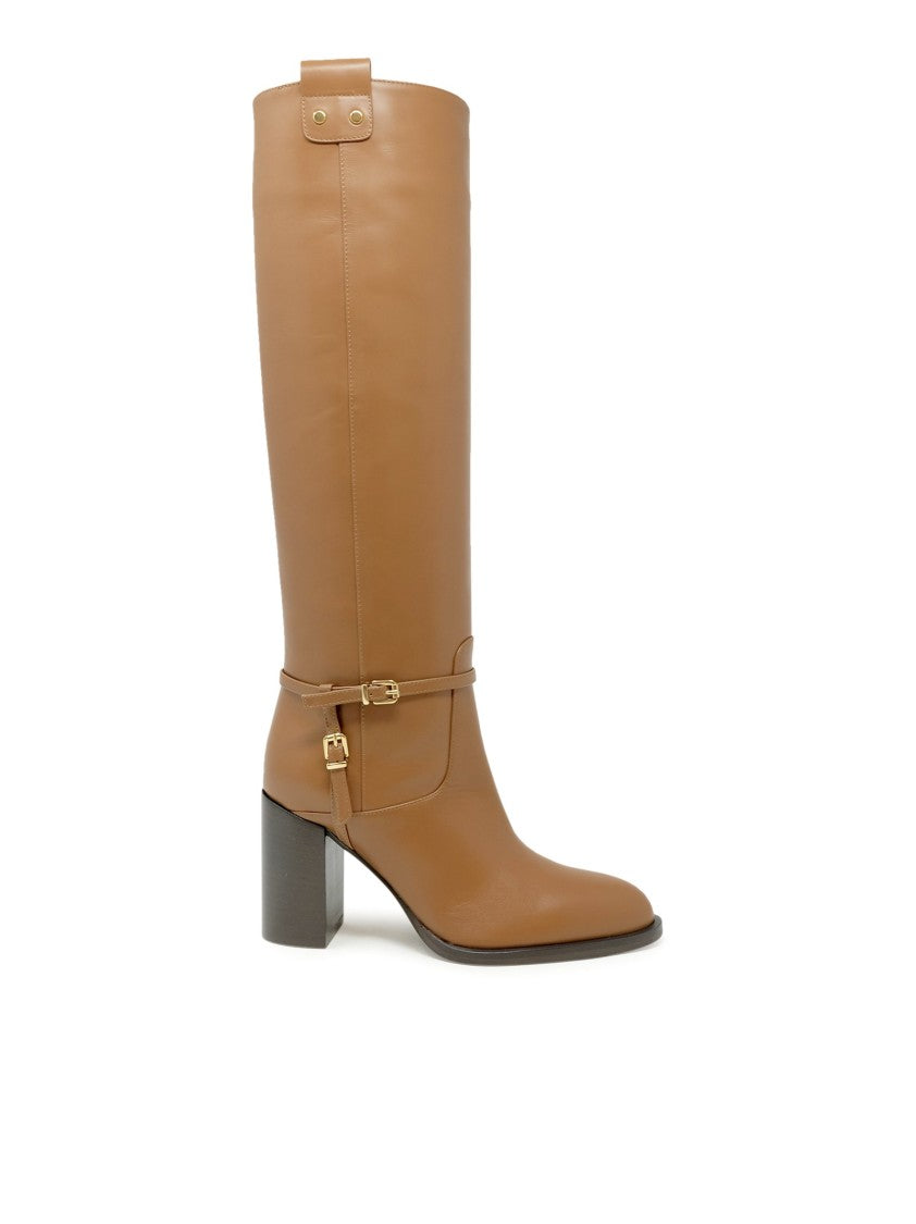 Lella Baldi Lt2465 Camel Leather Boots