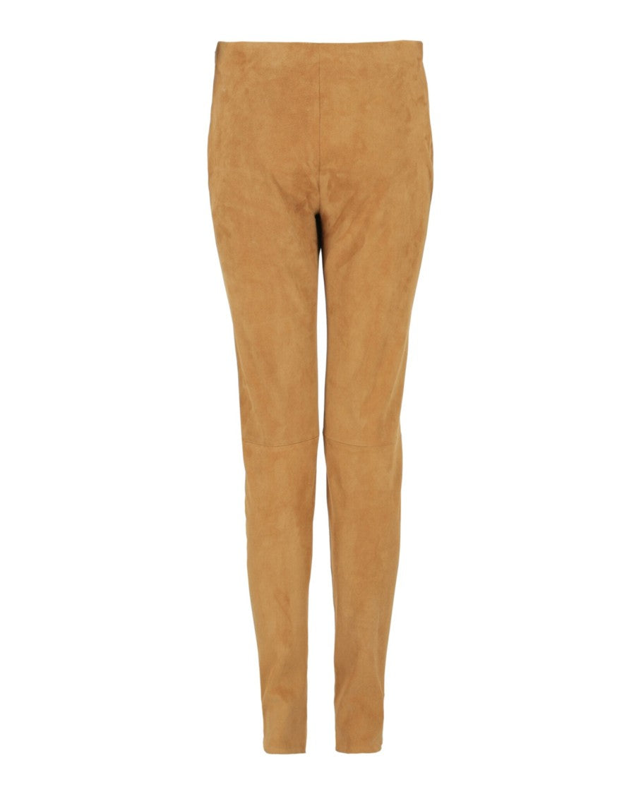 Ferragamo Suede Leggings