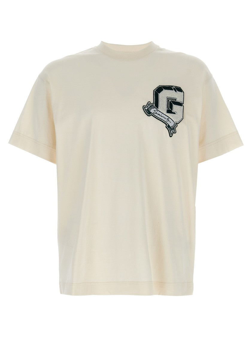 Givenchy Logo Patch Crewneck T-Shirt With Regular Fit