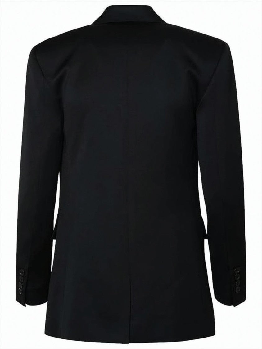 Saint Laurent Structured Double-Breasted Wool Blazer