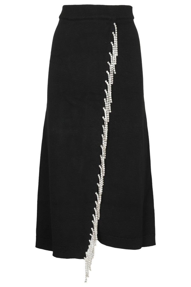 Dodo Bar Or Feddie Wool Skirt With Ribbed Waistband