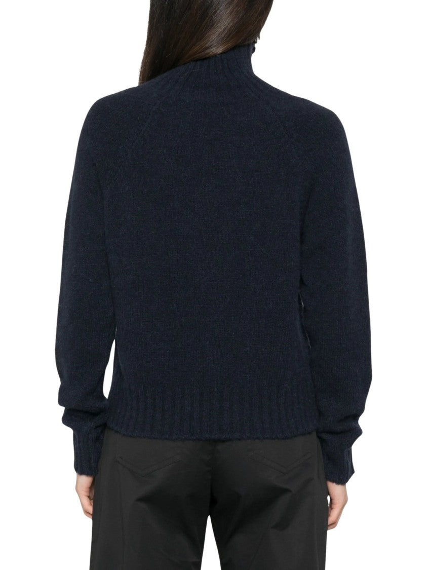 Jucca Roll-Neck Raglan-Sleeve Sweater