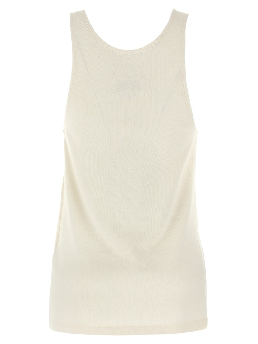 Maison Margiela Fitted Logo Tank Top