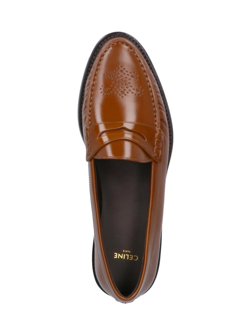 Céline "Vivienne" Loafers Brown