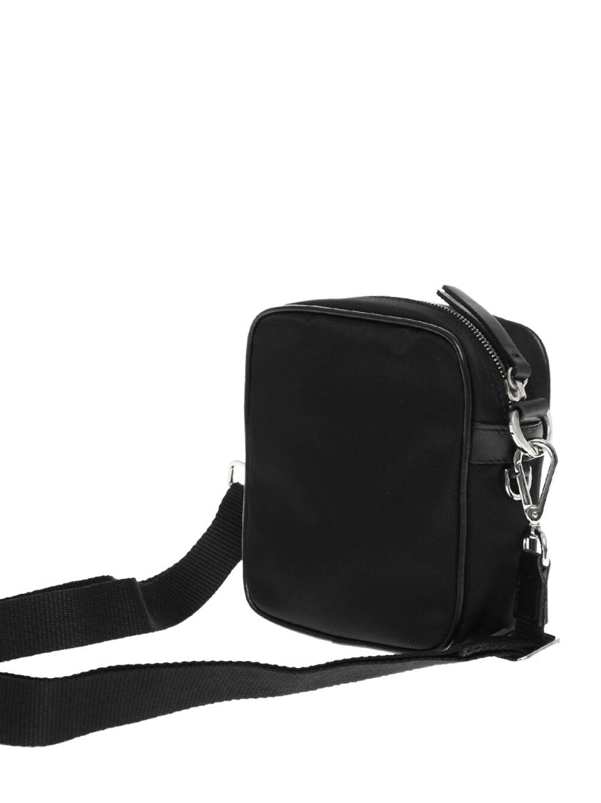 Neil Barrett Bearbrick Logo Nylon Twill Crossboby Bag