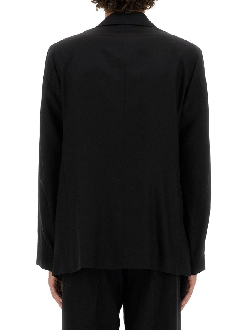 Our Legacy Double-Breasted Blazer With Wide Lapels And Flap Pockets