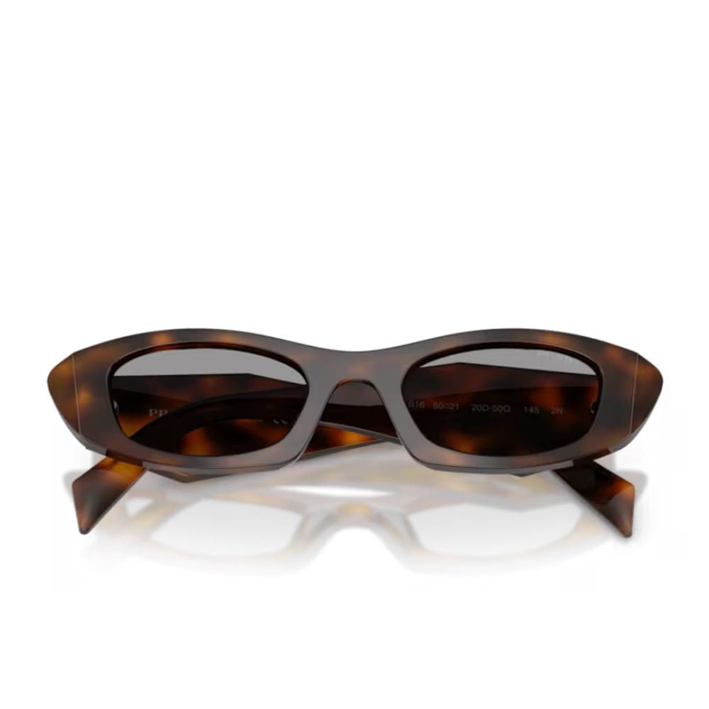 Prada Pr B16s Symbole Tortoise Acetate Sunglasses