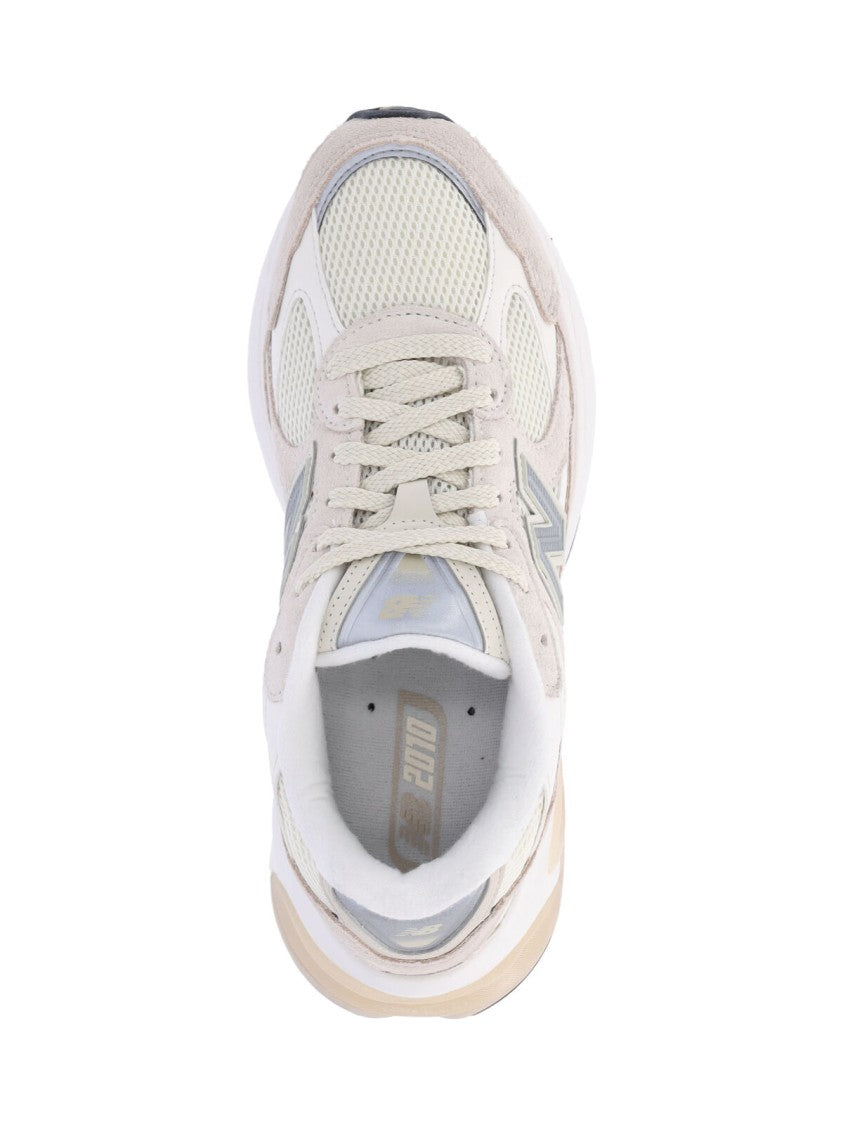 New Balance Beige 2010 Suede Mesh Sneakers