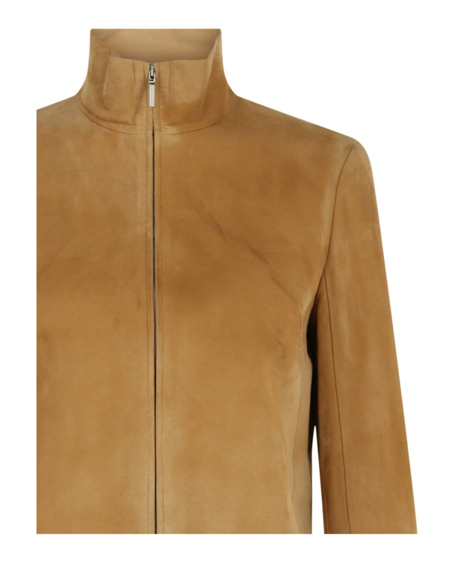 Ferragamo Suede Cropped Jacket