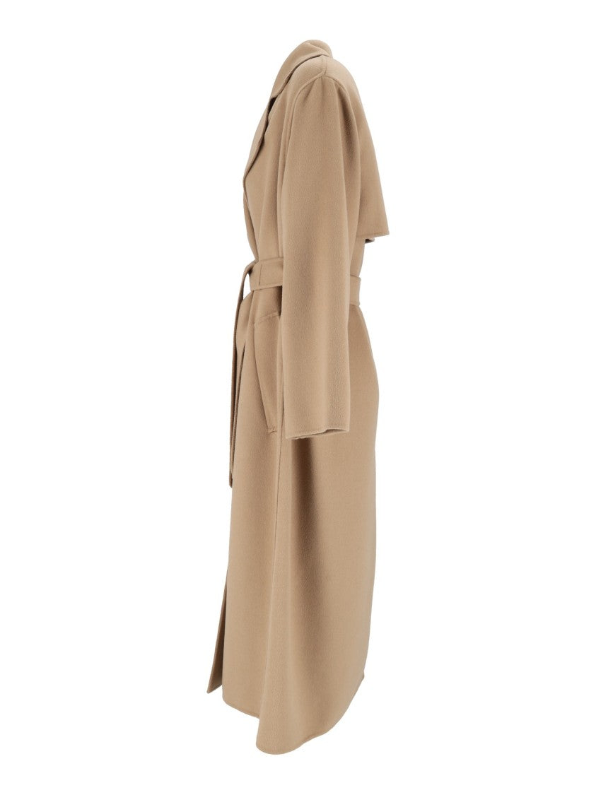 Max Mara Camel Operoso Belted Camel Coat
