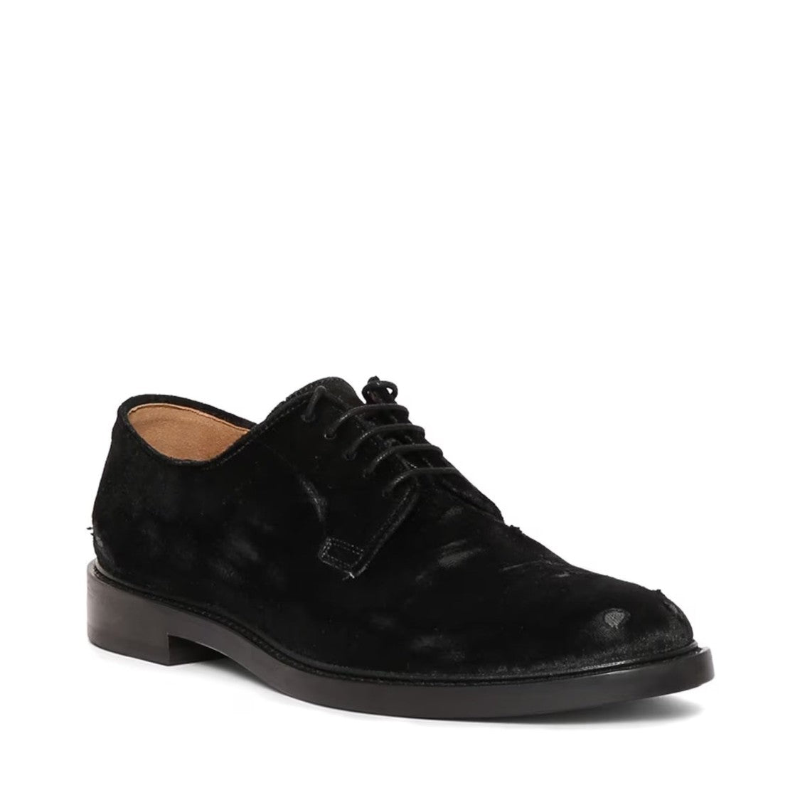 Maison Margiela Black Lace-Up Oxford
