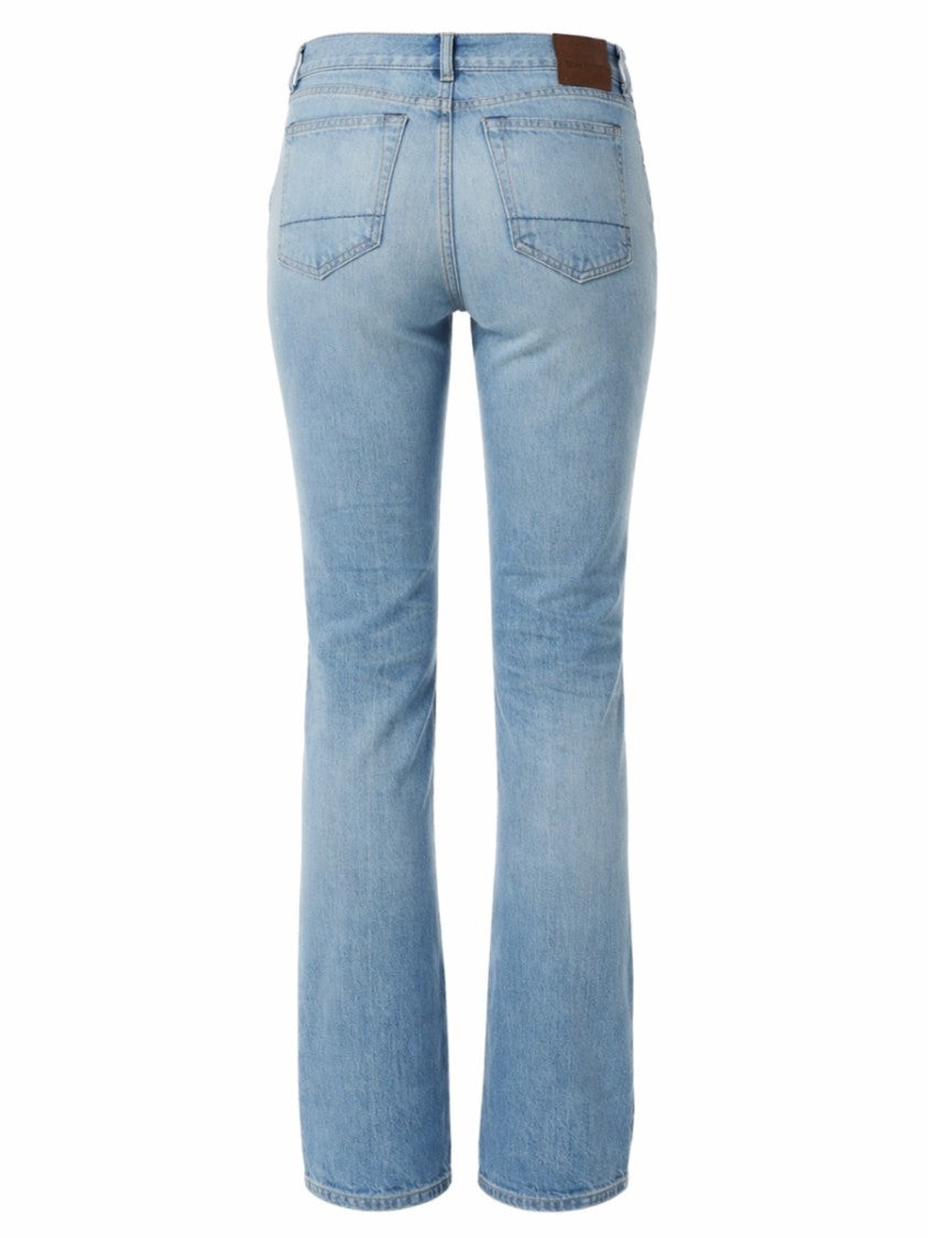 Tom Ford Blue Stone Washed Cotton Jeans