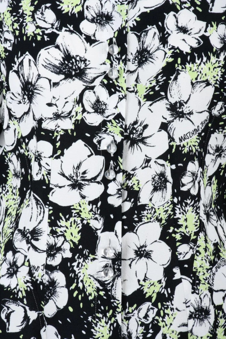 Mo5ch1no Jeans Jeans Viscose Shirt - Black/White