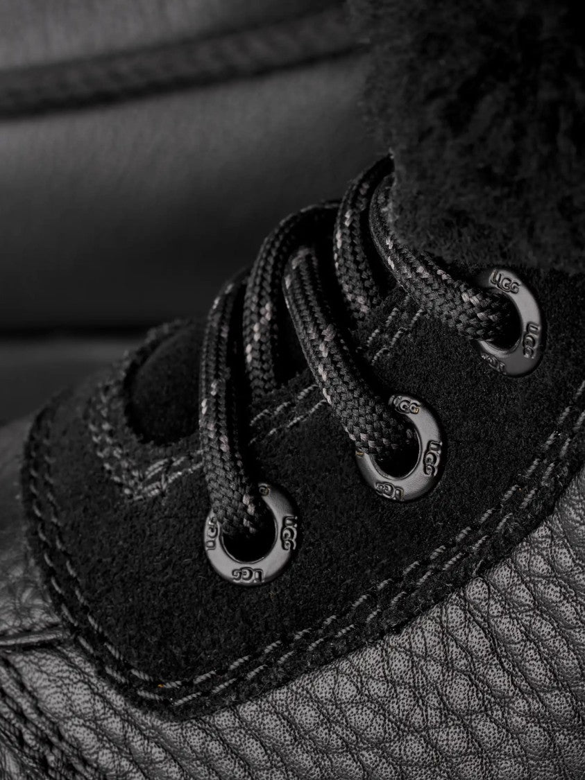 Ugg Adirondack Boot Xxv Rugged Black Shearling Boots
