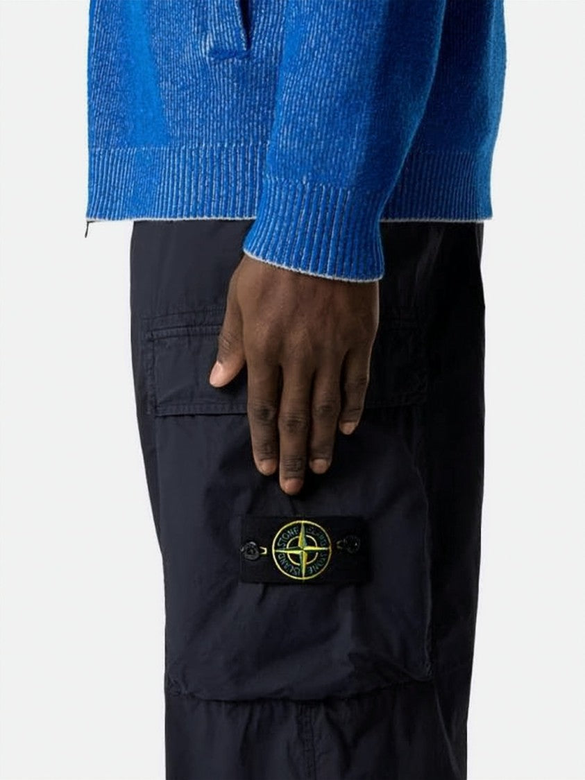 Stone Island Relaxed Fit Cargo Pants With Distinctive Emblem