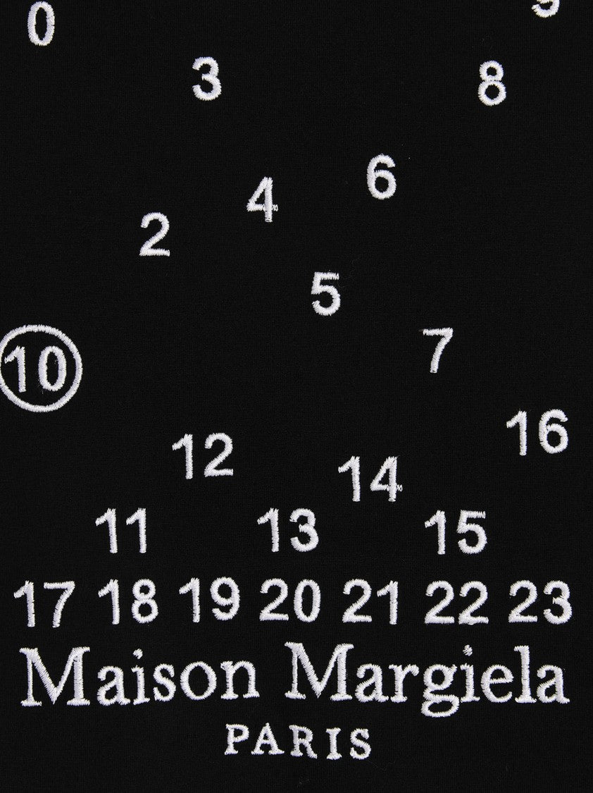 Maison Margiela Crewneck T-Shirt With Unique Logo Embroidery