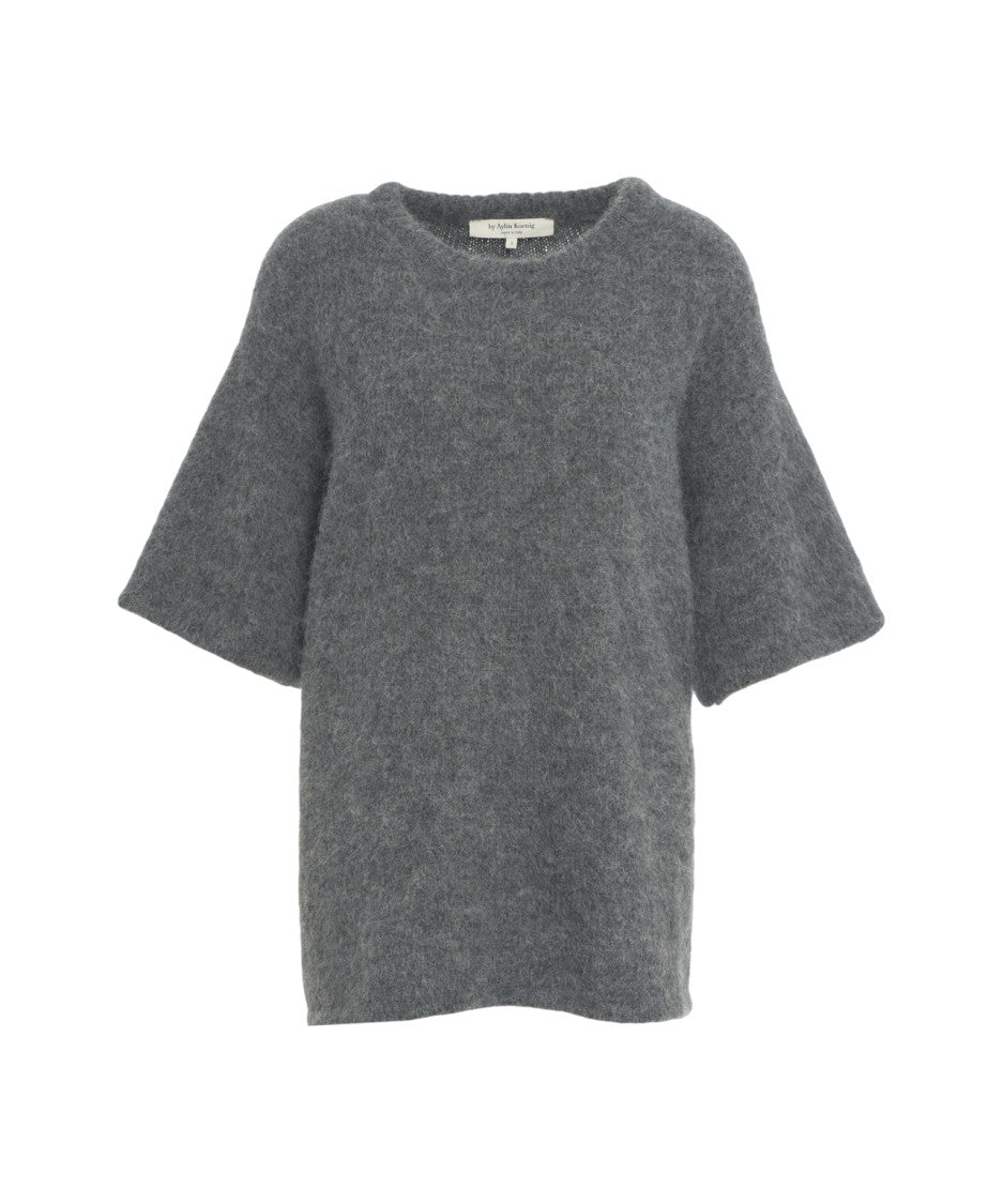 By Aylin Koenig Relaxed-Fit Knit Sweater With Wide Sleeves