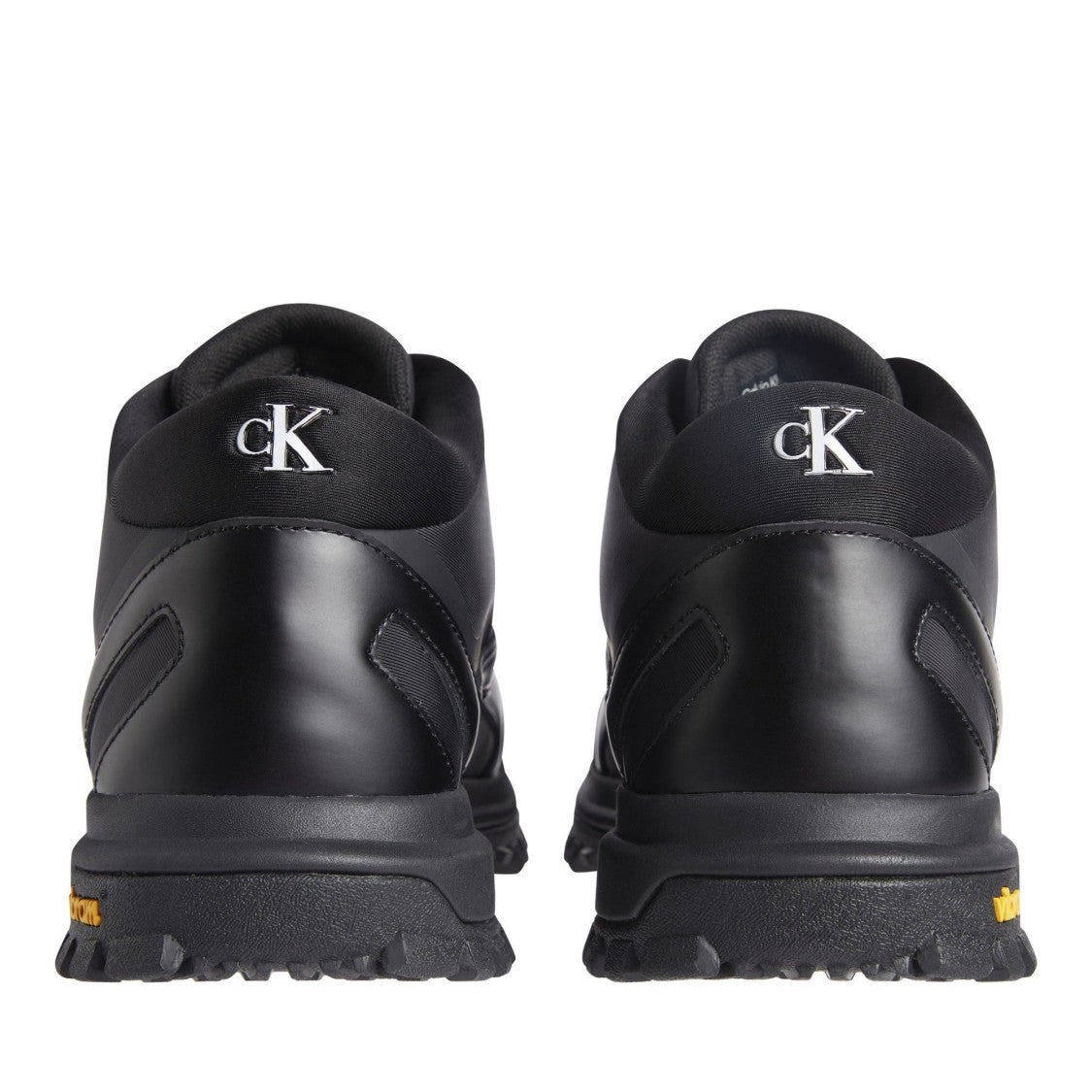 Calvin Klein Jeans Black Padded Collar Rugged Sole Sneakers