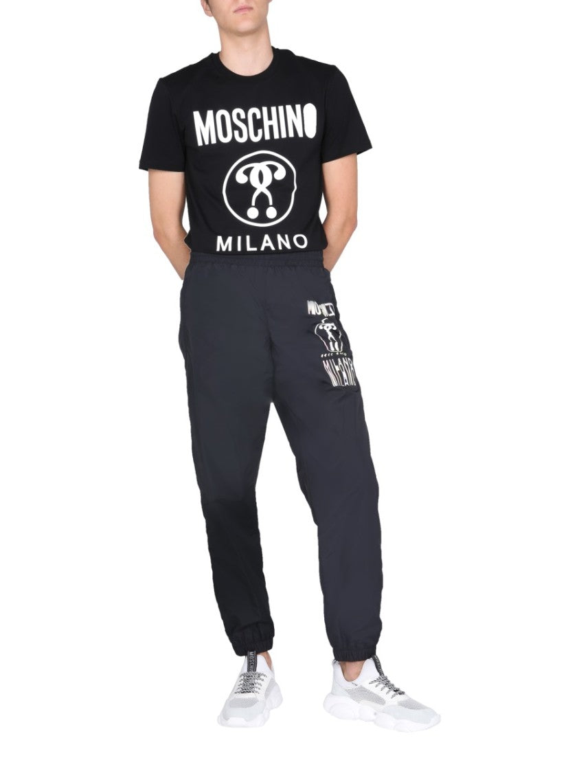 Moschino Relaxed Fit Nylon Jogging Pants