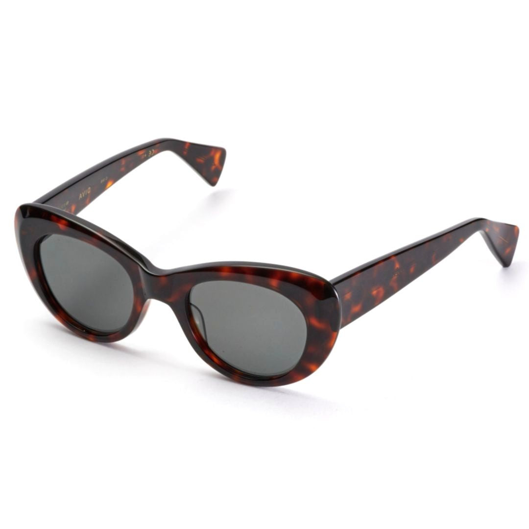 Kador Diva Cat-Eye Tortoiseshell Sunglasses With Bold Retro Flair