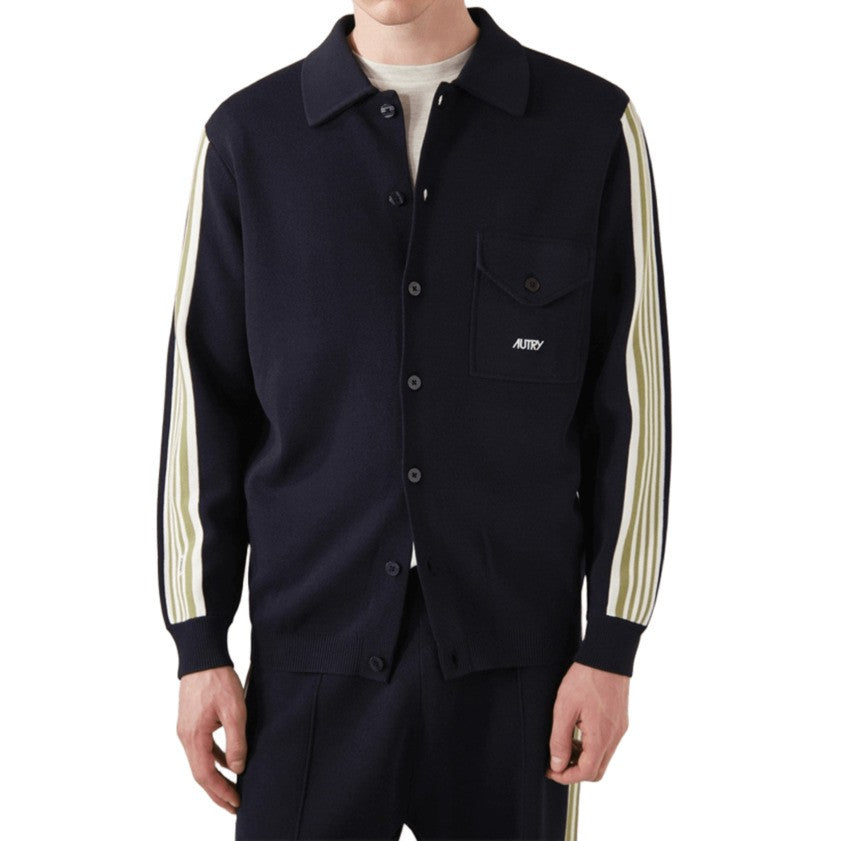 Autry Regular Fit Autry Blue Overshirt