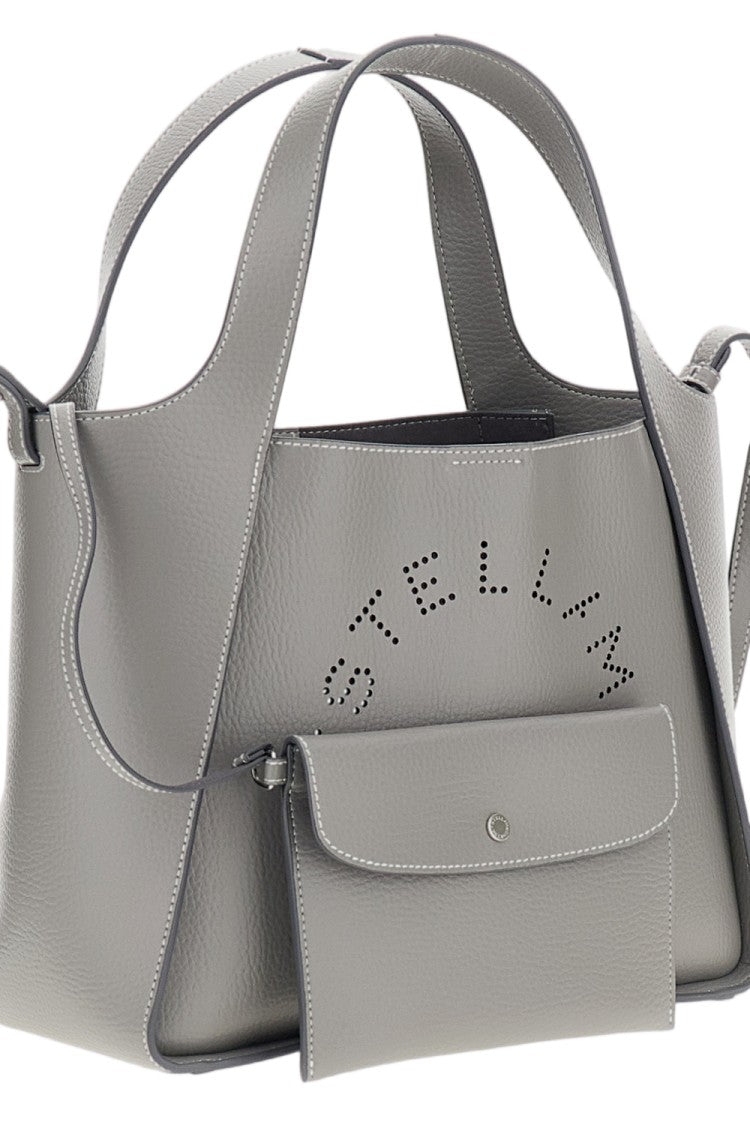 Stella Mccartney Grey Alter Mat Vegan Leather Tote Bag