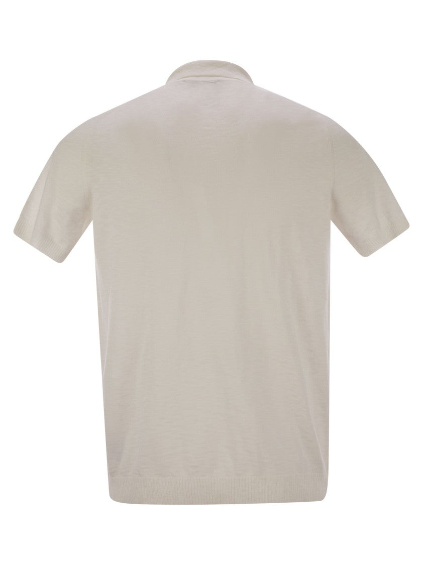 Pt Torino Cotton Polo Shirt With Short Sleeves