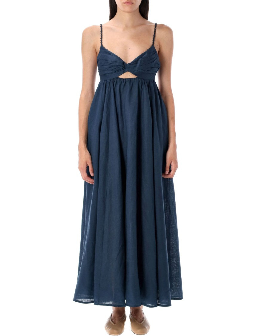 Zimmermann Twist Front Long Dress