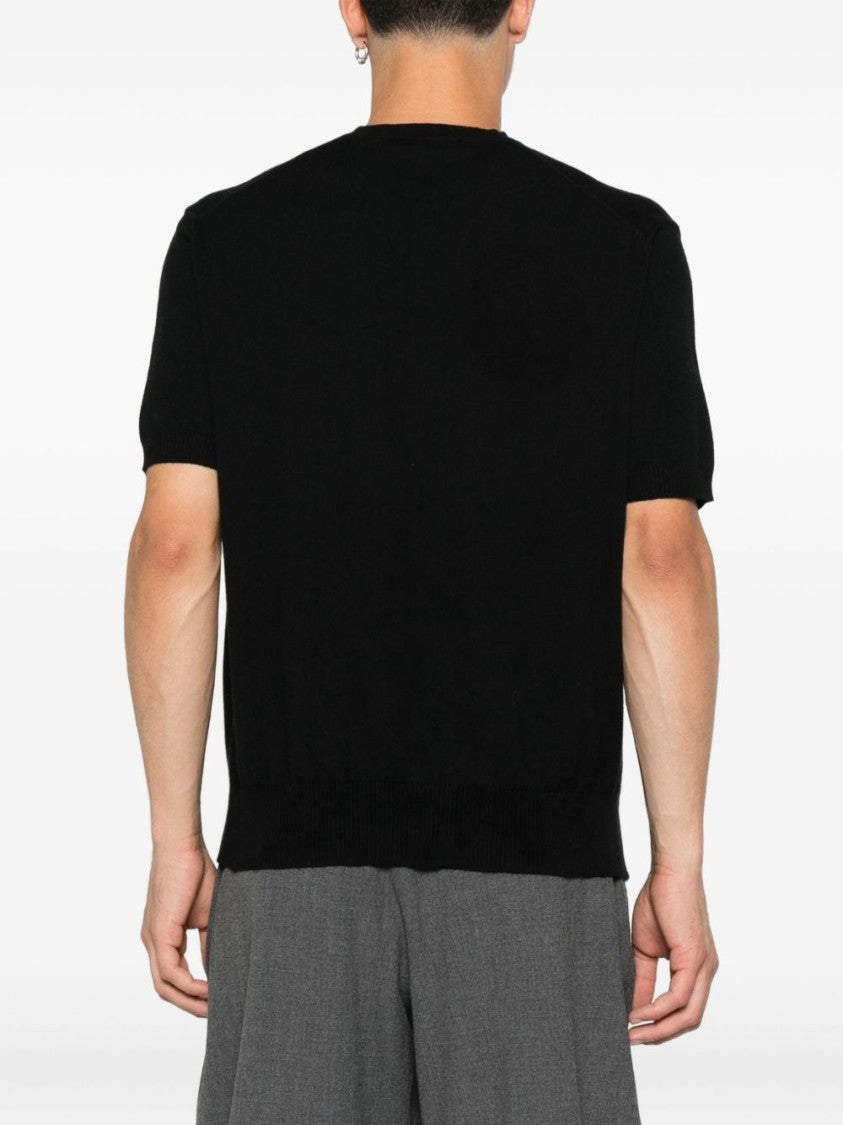 Vivienne Westwood Short-Sleeved Sweatshirt In Organic Cotton-Cashmere Blend