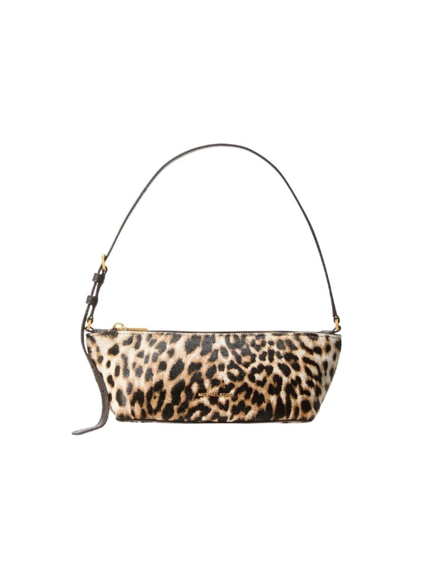 Michael Kors Ew Horizontal Leopard-Print Small Clutch