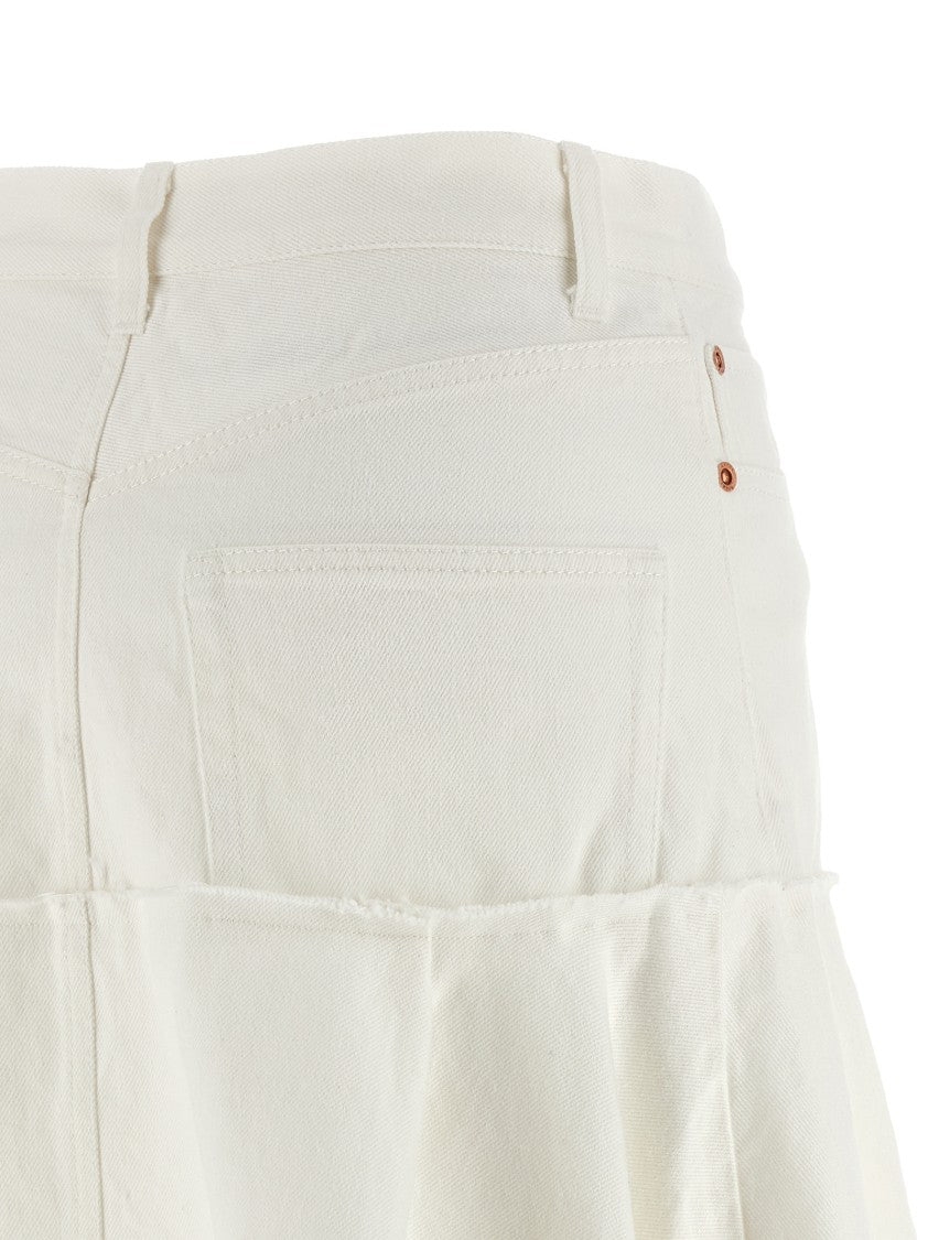 Sacai Satin Denim Skirt