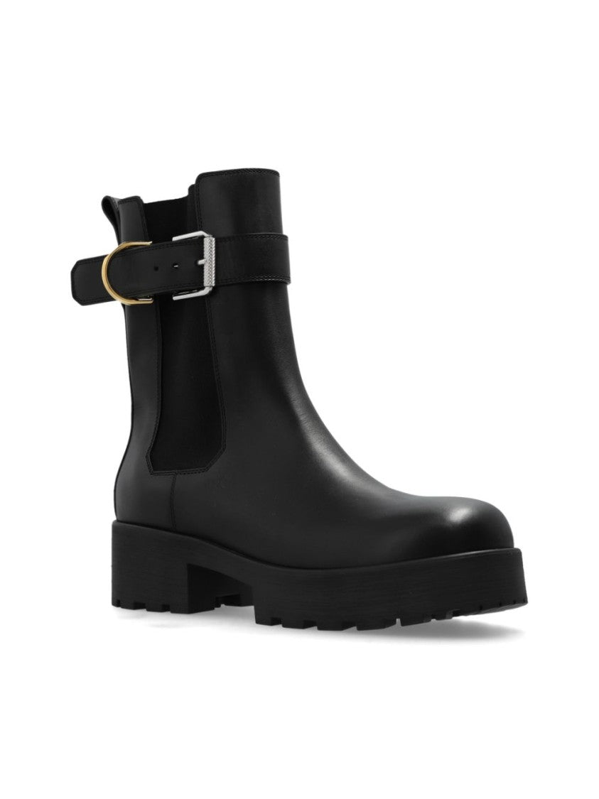 Givenchy Black Calf Leather Boots