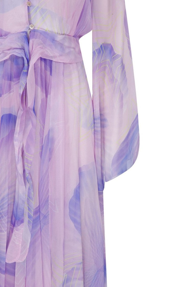 Forte Forte Dream Print Chiffon Silk Dress