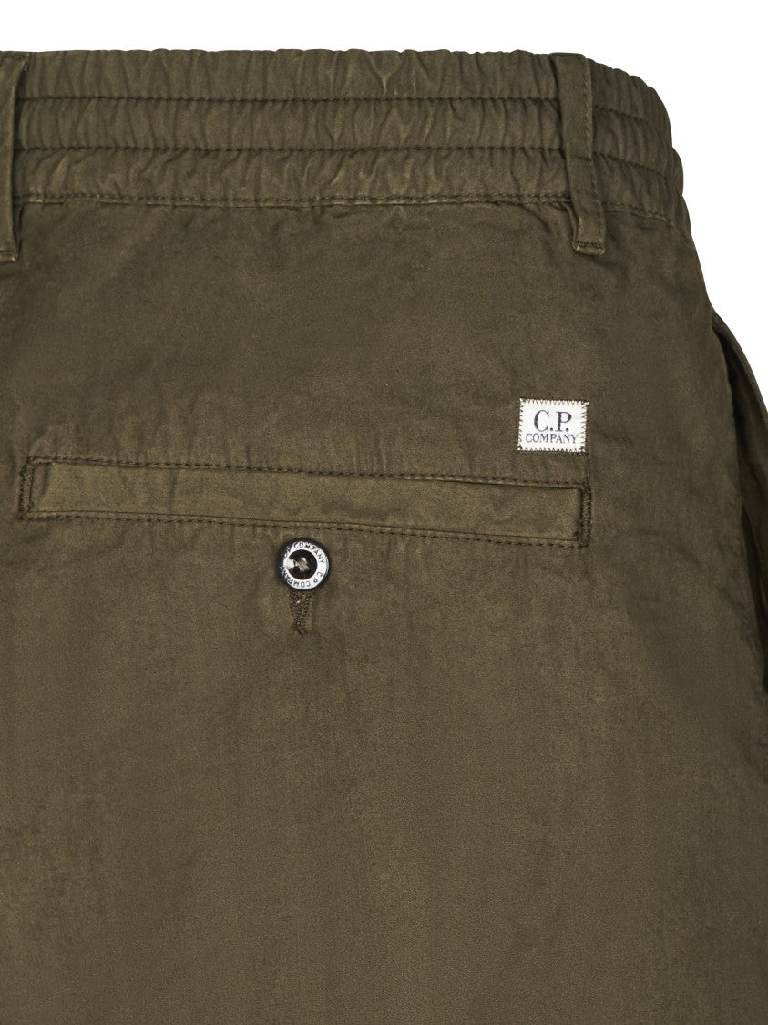 C.P. Company Boxy Wide-Leg Micro-Reps Cargo Pants With Lens Detail