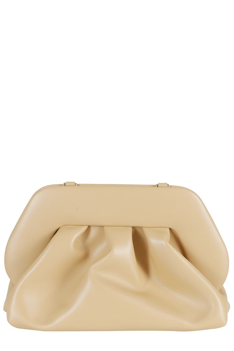 Themoirè Sand Bios Medium Vegan-Leather Handbag