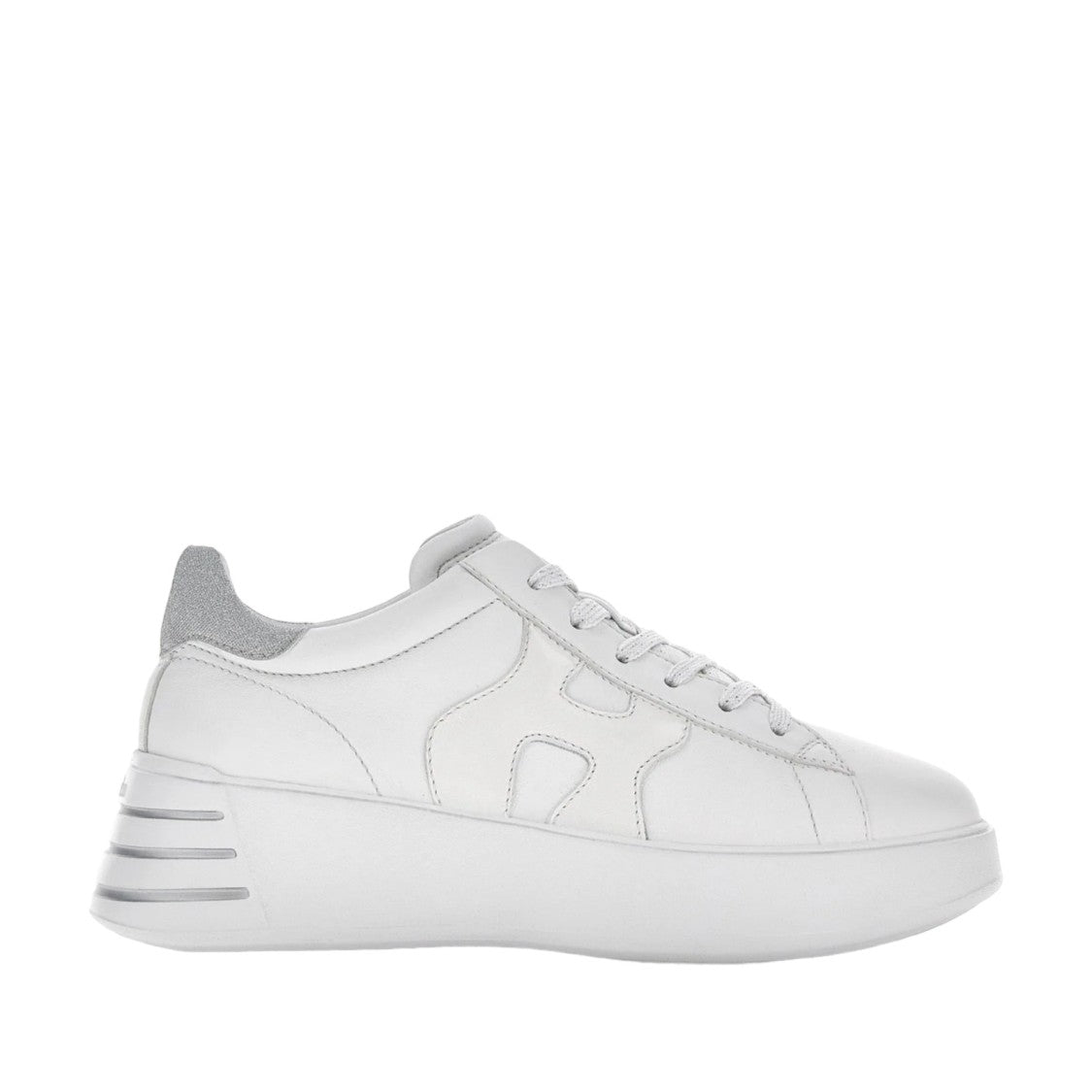 Hogan Minimalist White Leather Sneakers