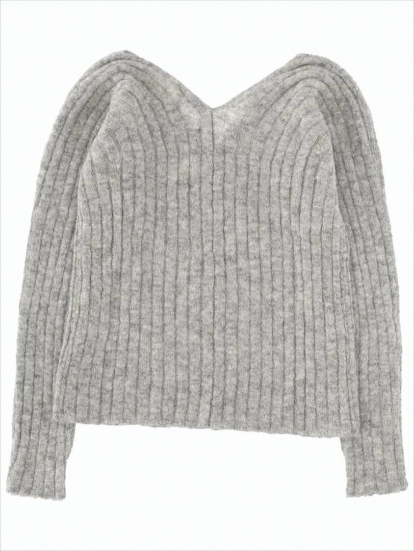 Paloma Wool Ribbed Knit Sweater With V-Neckline