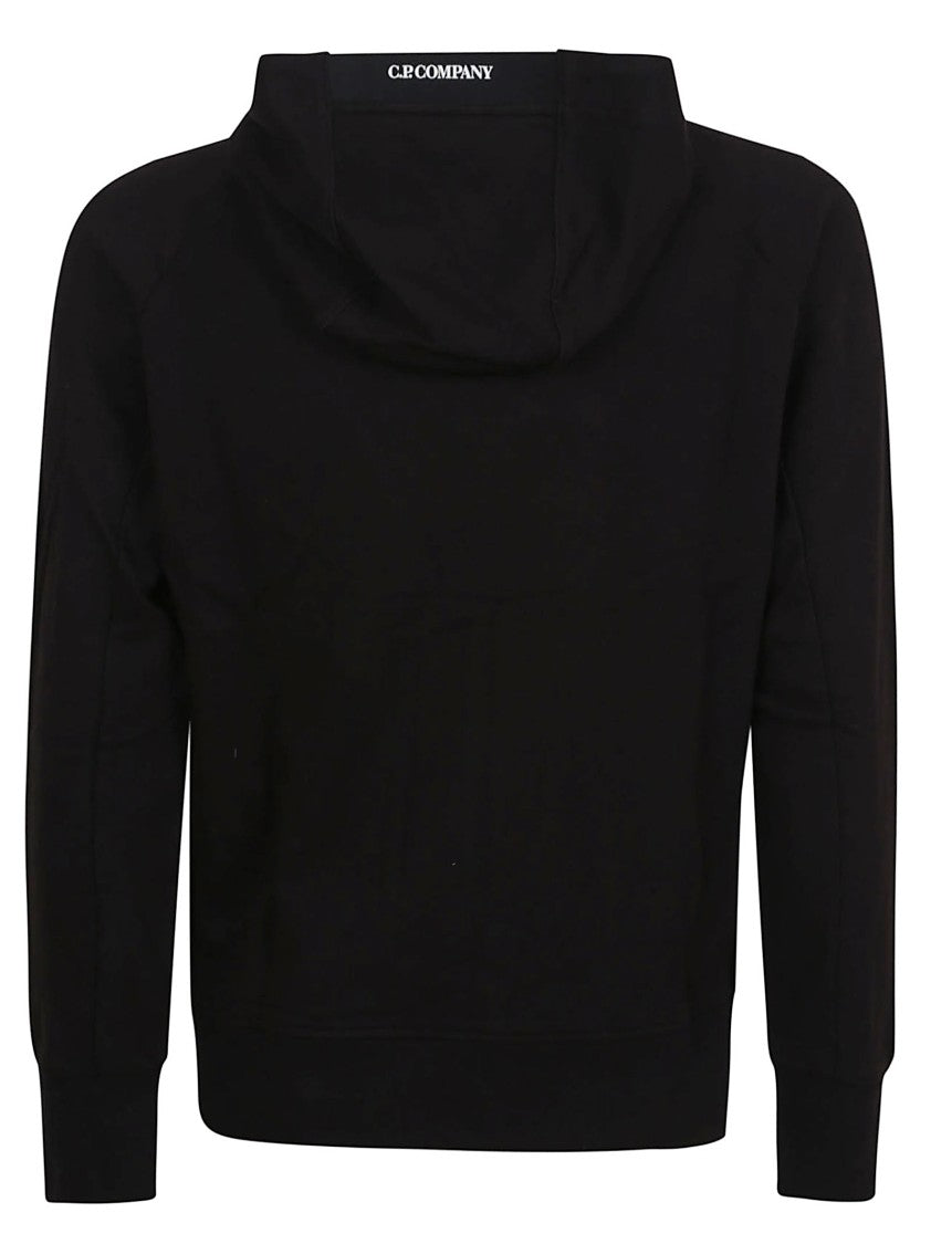C.P. Company Diagonal Weave Brushed Cotton Fleece Sweatshirt