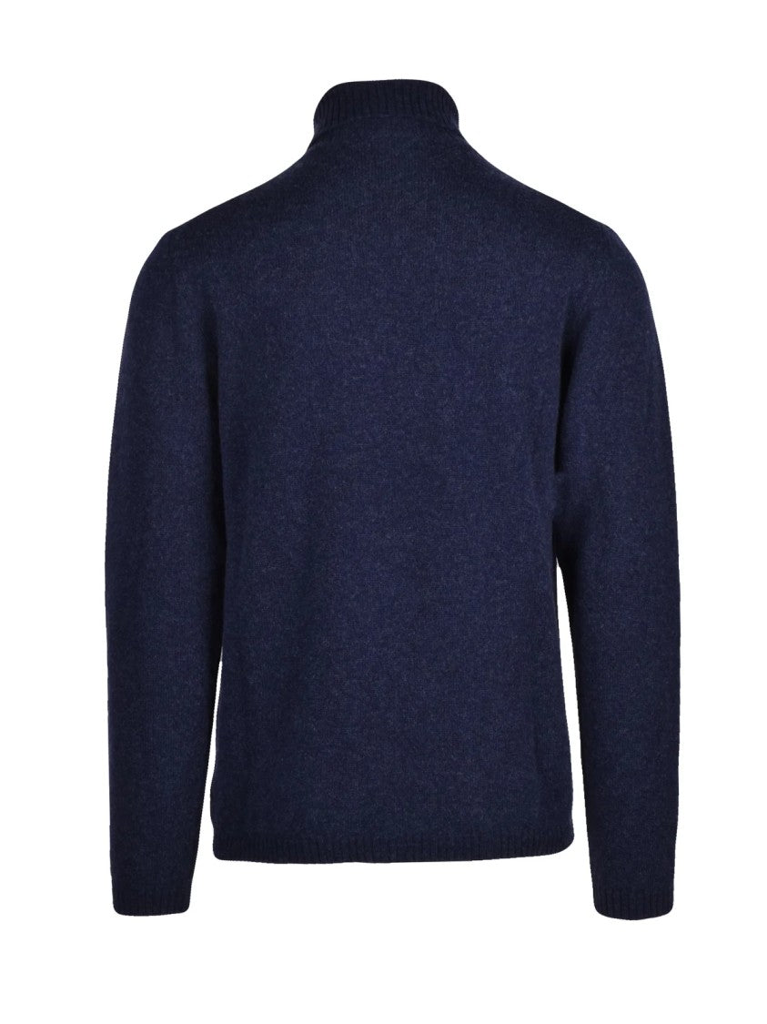 Daniele Fiesoli High Neck Extrafine Merino Wool Sweater
