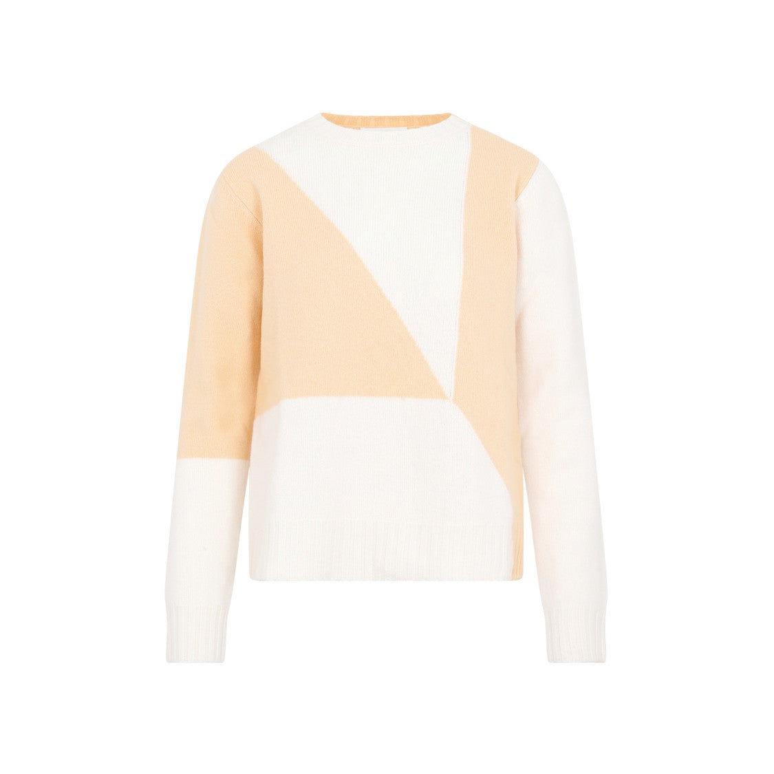 Jil Sander Open Orange Long-Sleeved Wool Sweater