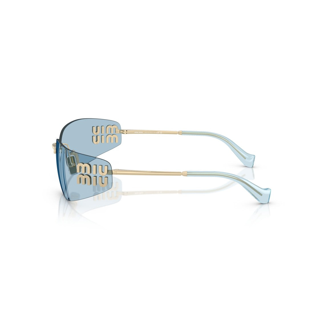 Miu Miu 0Mu A51s Rimless Rectangular Sunglasses